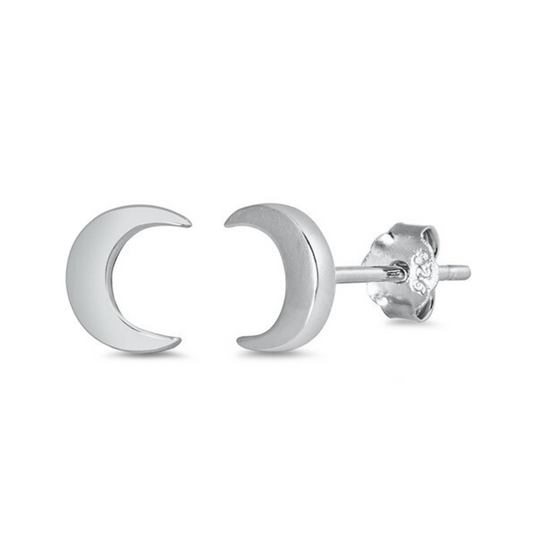 E-17 Moon Earrings