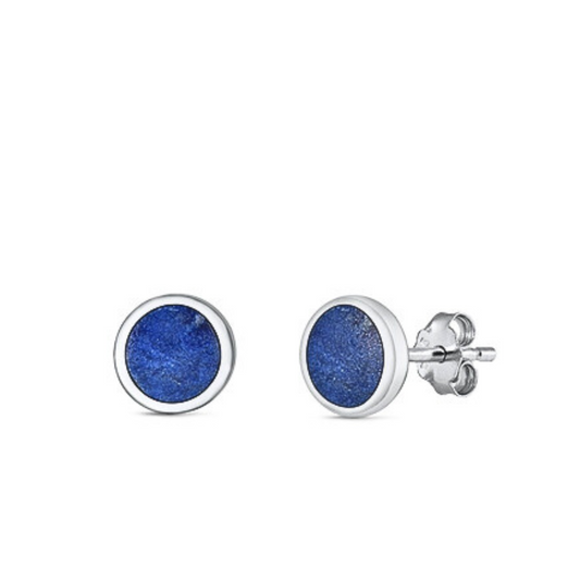 E-104 Lapis Stud Earrings