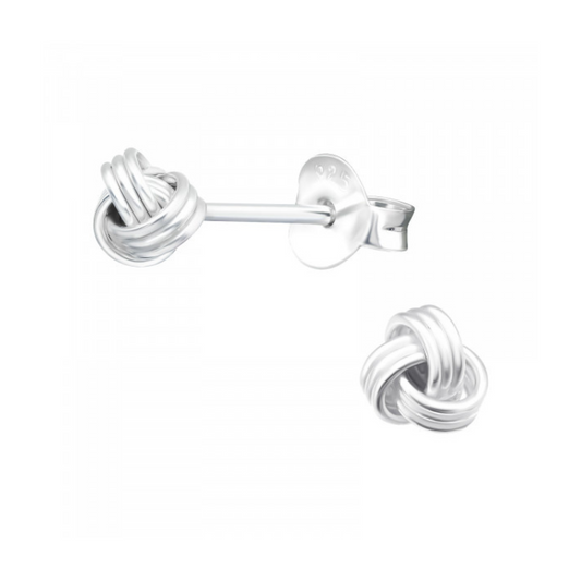 E-108 Tiny Nautical Knot Earrings