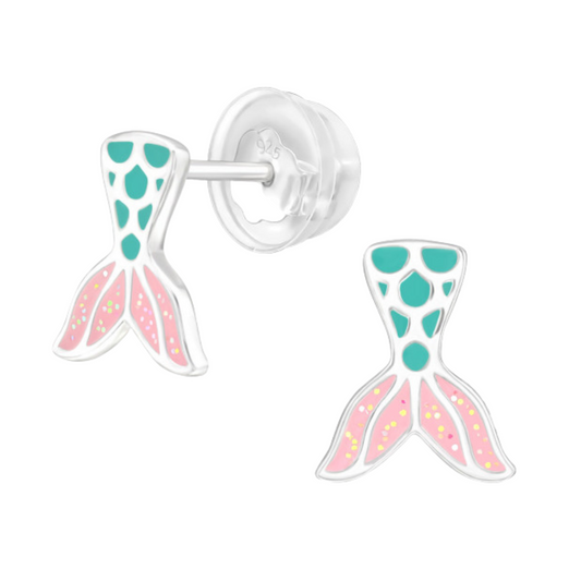 E-111 Mermaid Tail Earrings