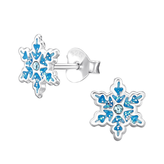 E-127 Snowflake Earrings