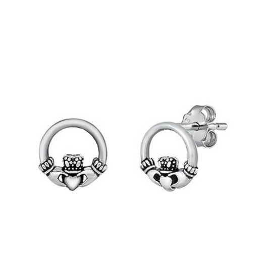 E-37 Claddagh Earrings