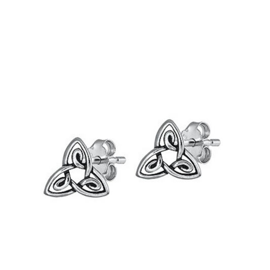 E-42 Detailed Triquetra Earrings