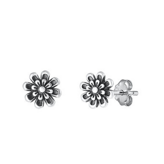 E-46 Bali Flower Earrings