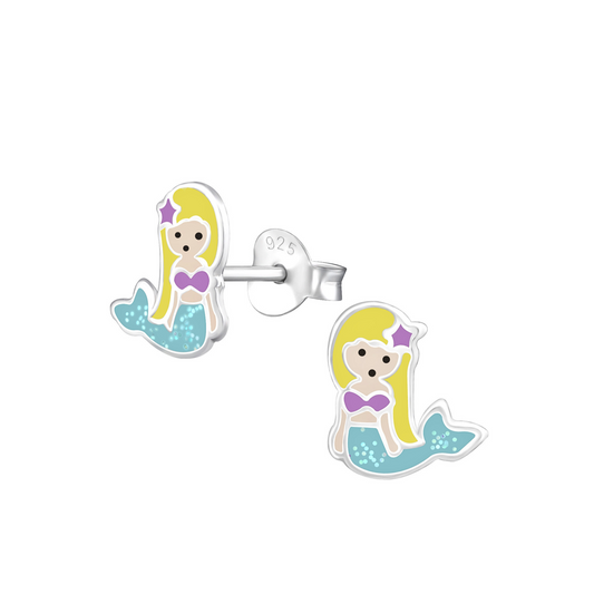 E-93 Blonde Mermaid Earrings