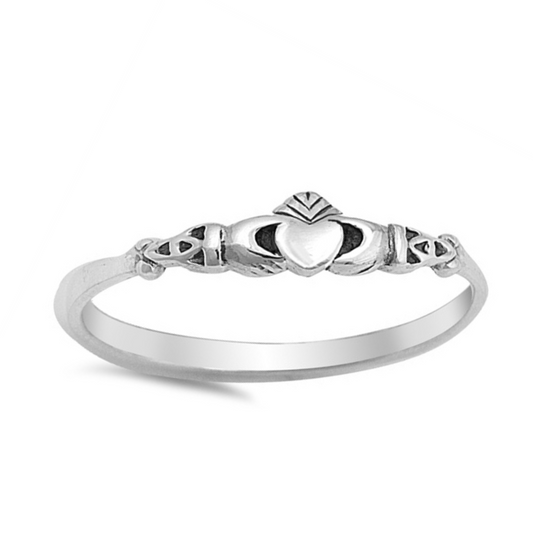 R-24 Tiny Claddagh Ring