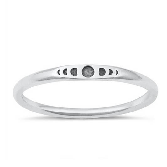 R-47 Tiny Moon Phases Ring