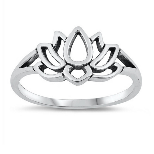 R-58 Lotus Flower Ring