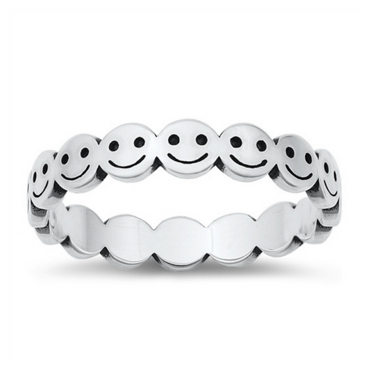 R-80 Happy Face Ring